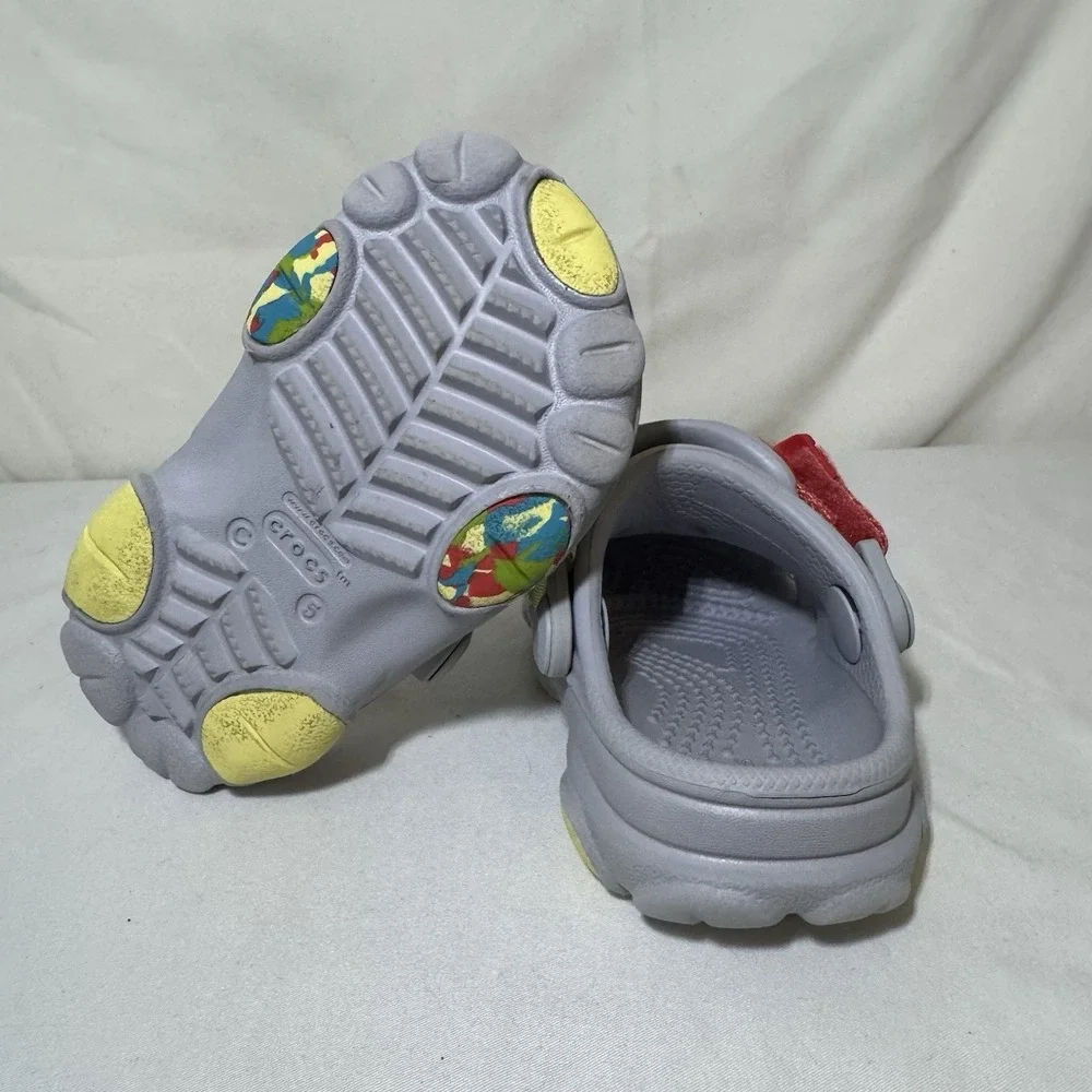 Crocs Kids Classic All-Terrain Clog Sandals Baby/toddler Size 5C Gray